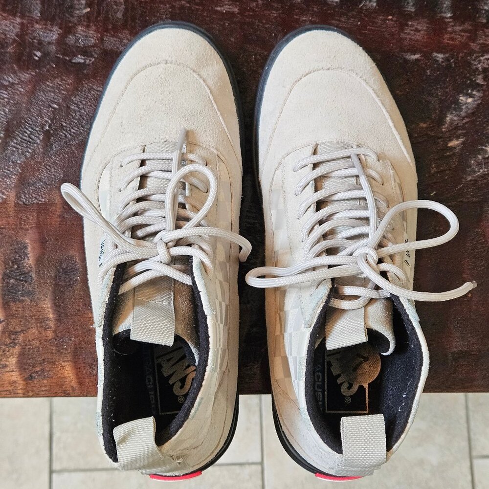 Vans Women's Suede "Cold Weather" High Top Sneaker Boots, Cream, Sz 8.5 - Picture 6 of 16
